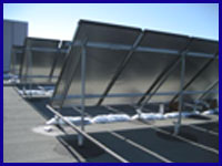 Sola panels from the back